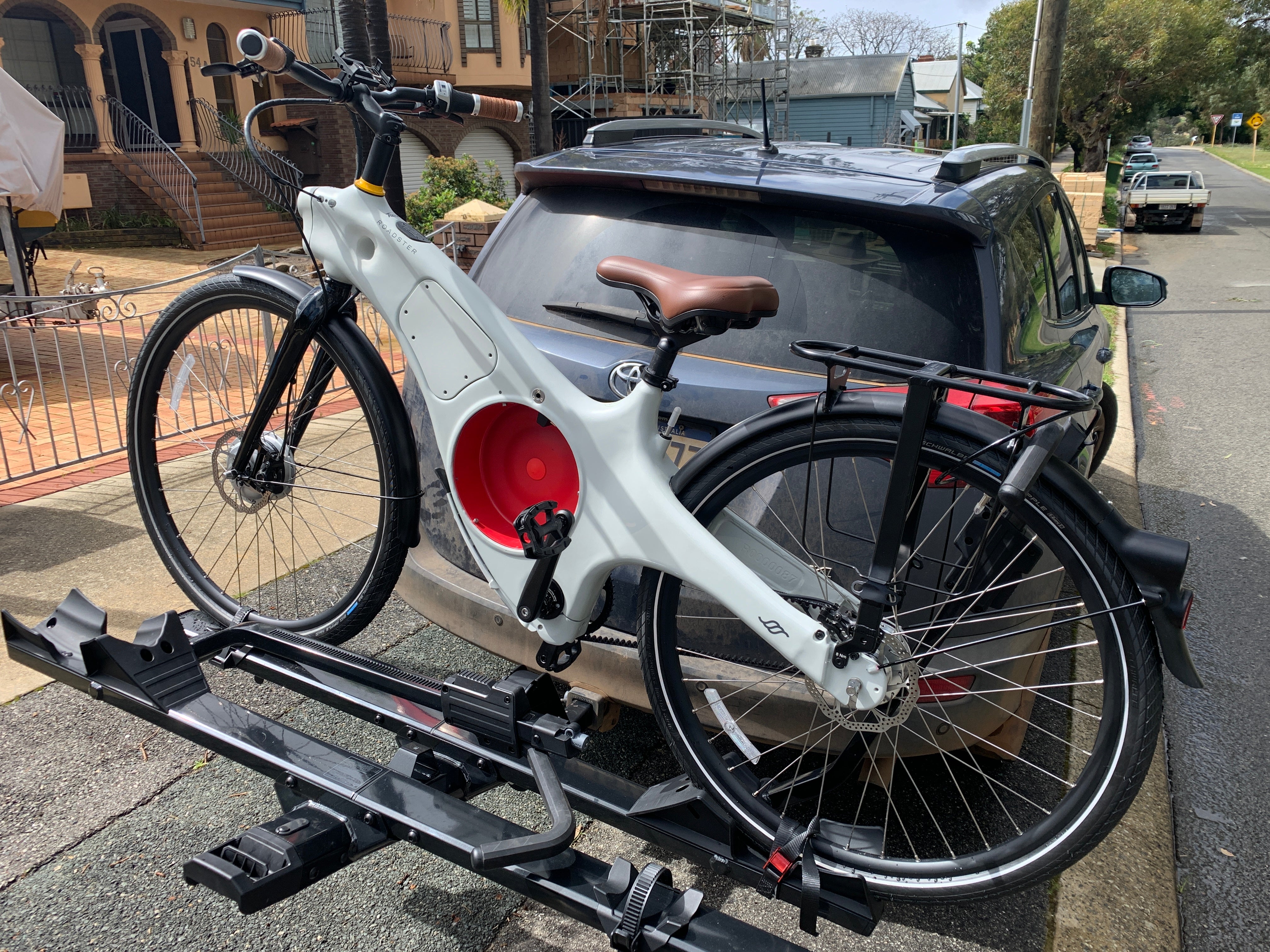 Transporting e hot sale bikes by car